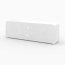 Meuble TV Fira en plâtre blanc cassé 140 cm