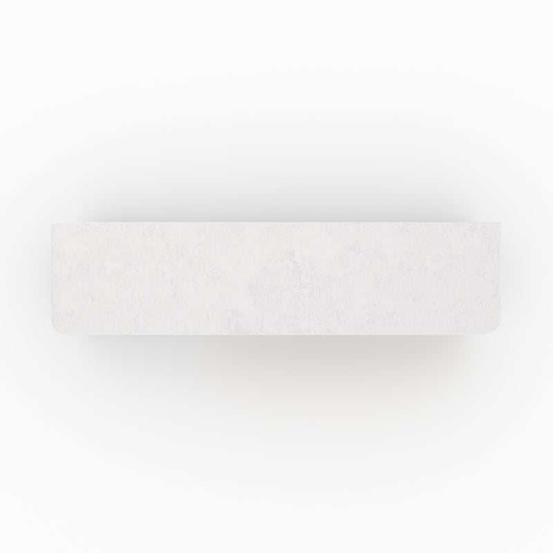 Meuble TV Fira en plâtre blanc cassé 140 cm