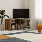 Flex - Modular Corner TV Unit - Wood - Beige