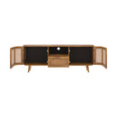 Meuble TV Wava 2 portes, 1 tiroir et 1 niche