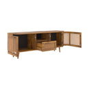Meuble TV Wava 2 portes, 1 tiroir et 1 niche