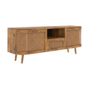 Meuble TV Wava 2 portes, 1 tiroir et 1 niche