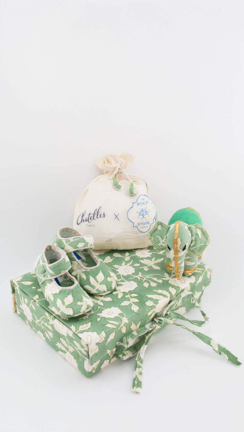 Caja Baby Jaipur - Verde - Mixto