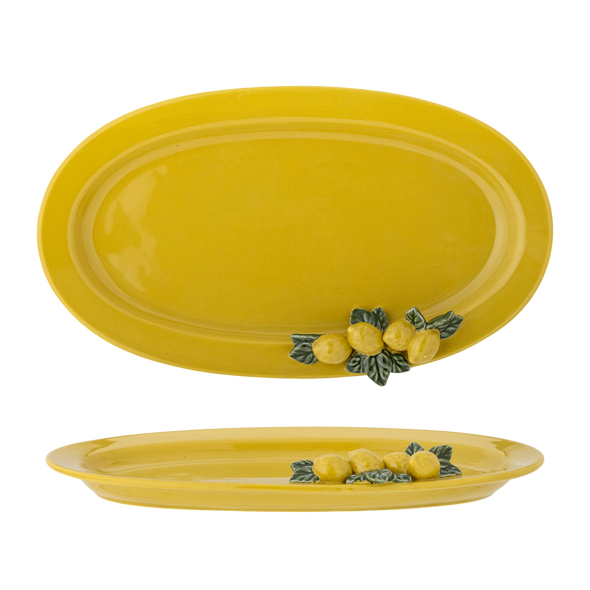 Limone - Plato de Servicio - Amarillo - Gres