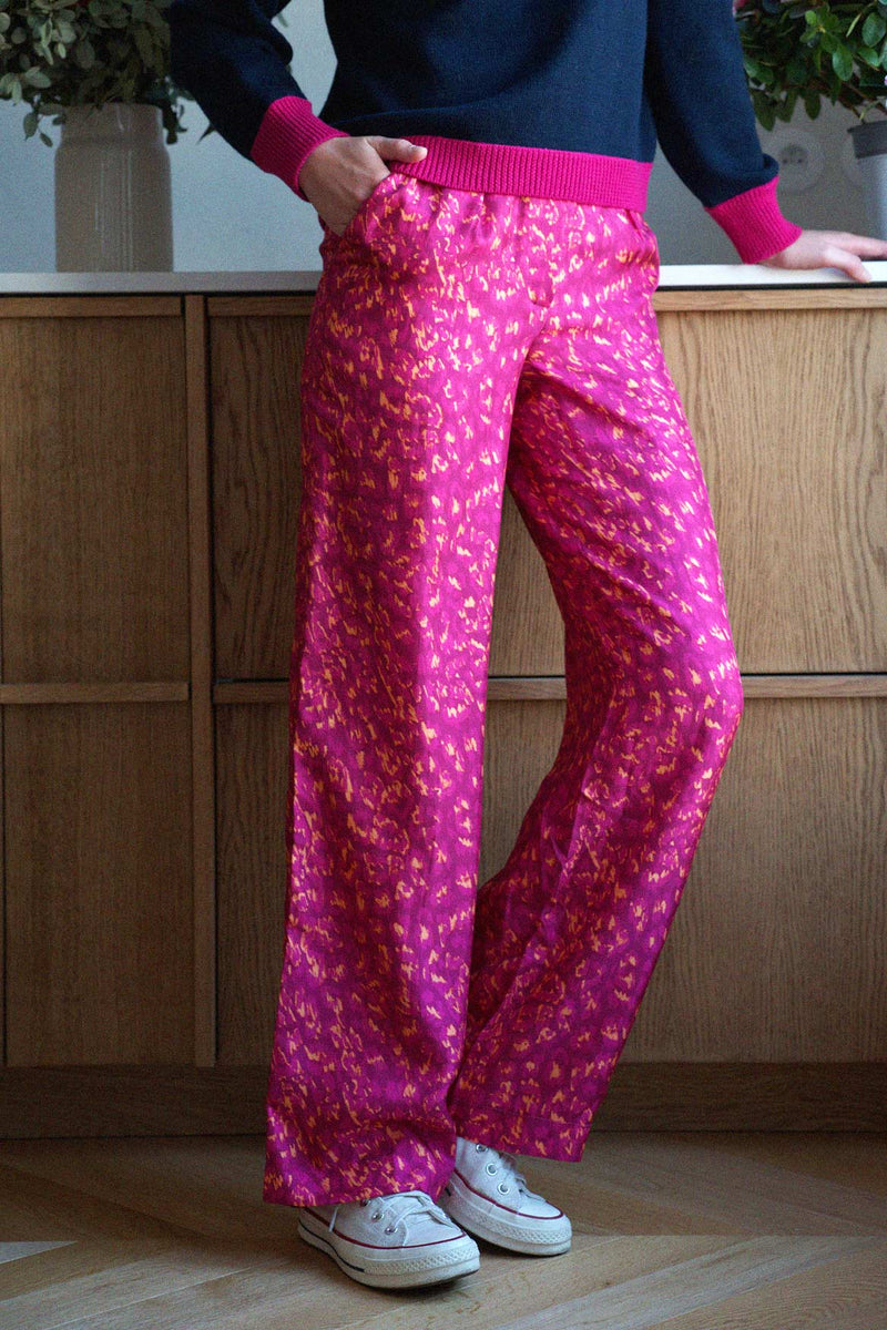 Pantalon Tilda Leopardo Pink