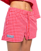 Short Vichy - Red Pepper