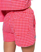 Short Vichy - Red Pepper