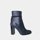 Bottines Ann Tuil Manege - Cuir Marine