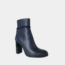 Bottines Ann Tuil Manege - Cuir Marine