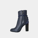 Bottines Ann Tuil Manege - Cuir Marine