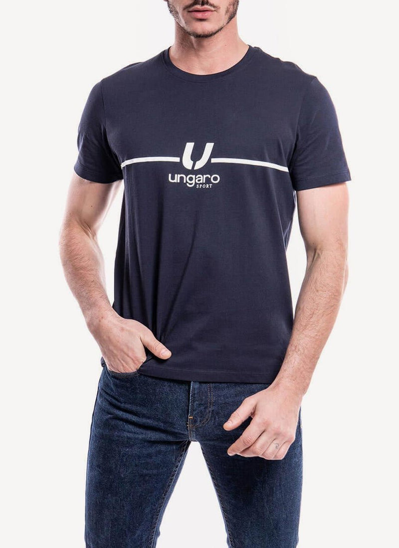 Ungaro Sport - Tee-Shirt Michel - Navy - Homme