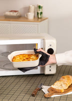 Microwave Retro - Microondas Grill Digital 900W - Blanco Roto