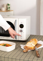 Microwave Retro - Microondas Grill Digital 900W - Blanco Roto
