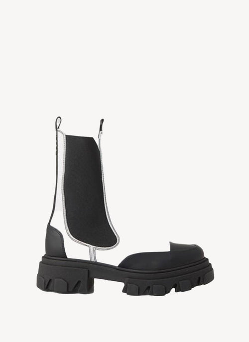 Ganni - Bottines Mid Chelsea - Egret - Femme