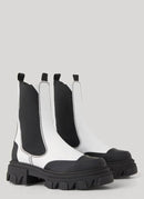 Ganni - Bottines Mid Chelsea - Egret - Femme