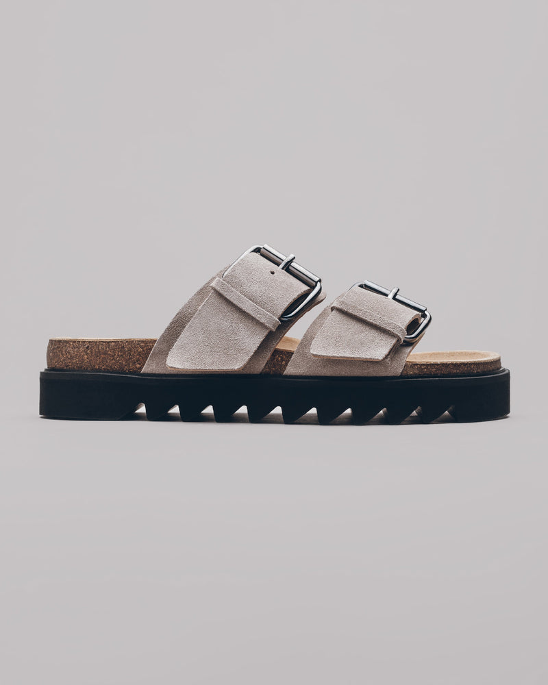 Sandales The Beige Buckle Suede