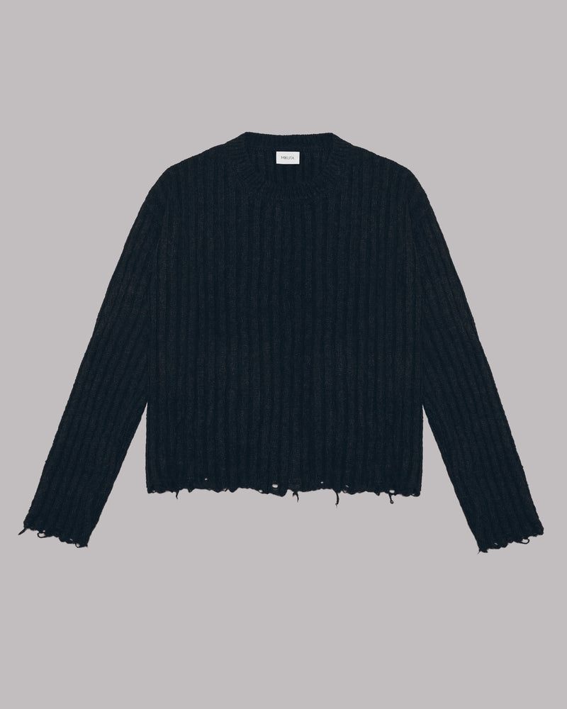 Sweater The Black Destroyed Knitted