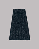 Long Skirt - Black With Sequins