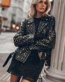 Veste The Black Studded Leather