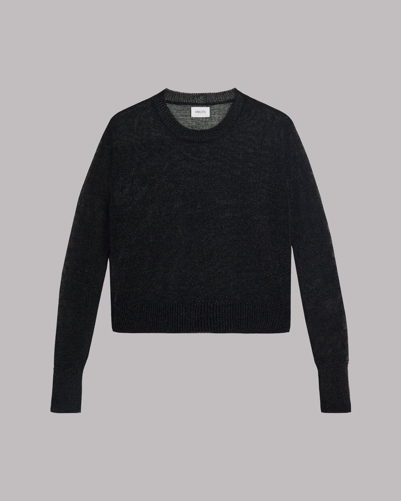 Sweater The Black Metallic Knitted