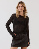 Sweater The Black Metallic Knitted