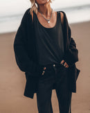 Cardigan The Black Oversized Knitted