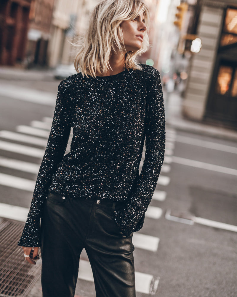 Blouse The Black Sequin