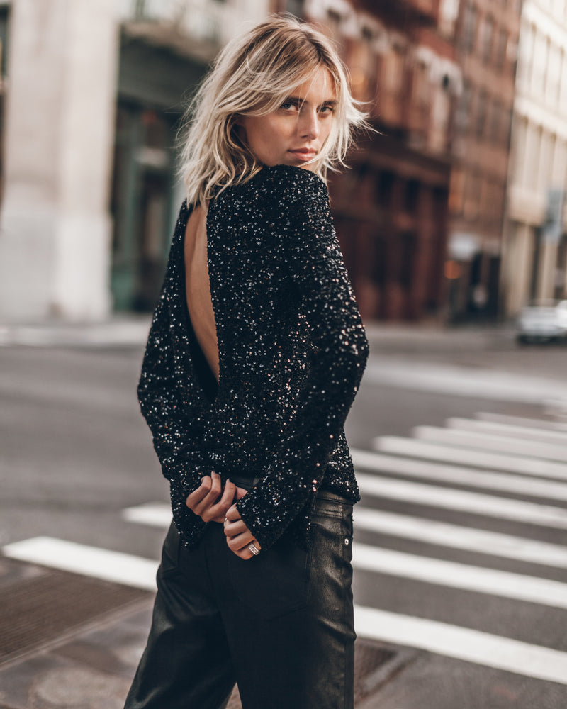 Blouse The Black Sequin