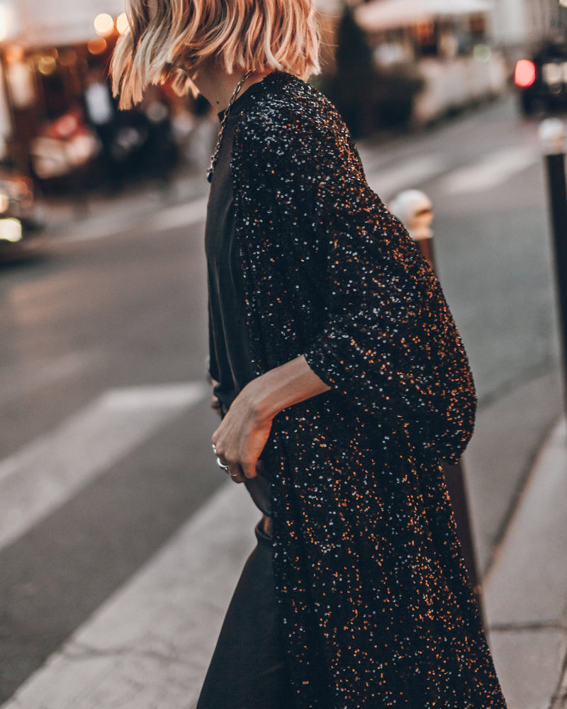 Kimono The Black Sequin