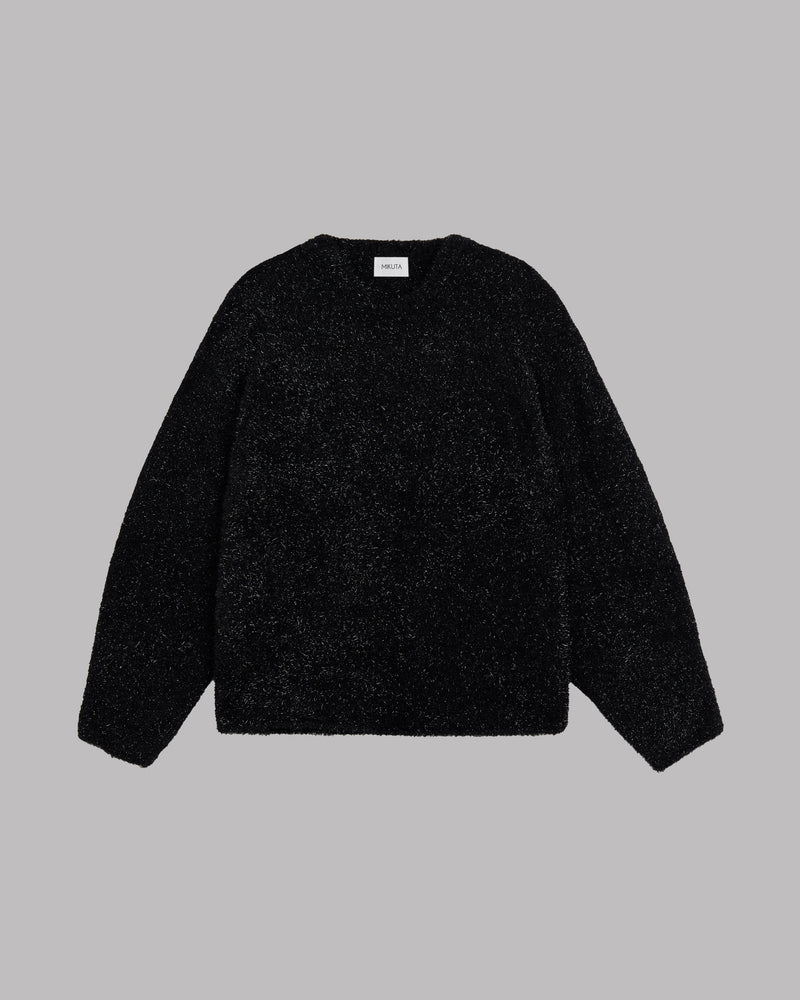 Sweater The Black Sparkly Fluffy Knit