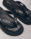 Sandales The Black Studded Leather