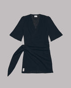 Black Wrap Dress - Product photo