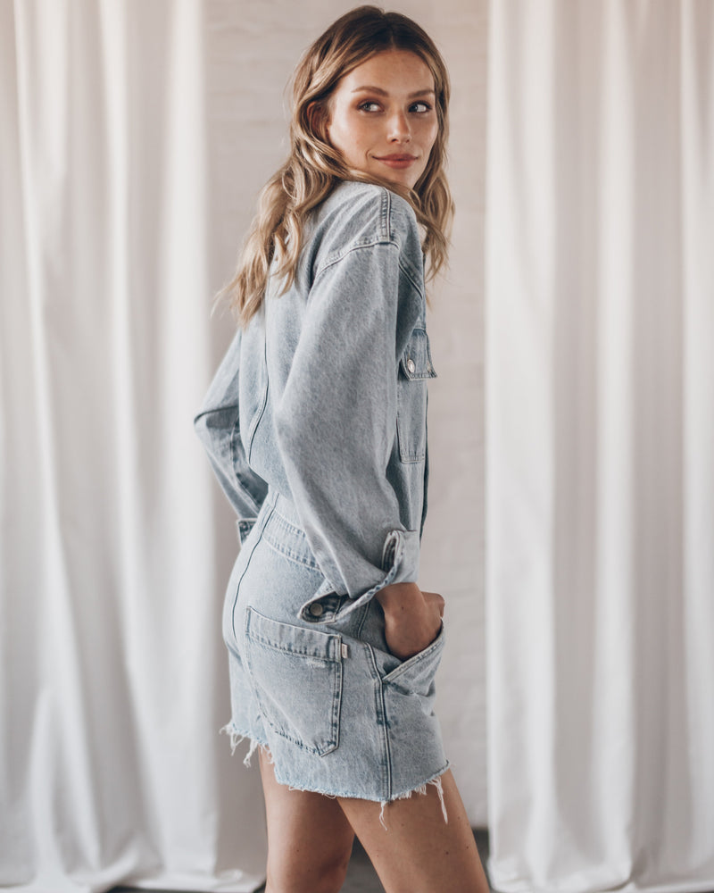 Combinaison The Blue Short Denim