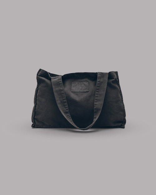 Charcoal Small Canvas Bag - Product photo