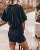 Robe The Dark Draped Short T-Shirt