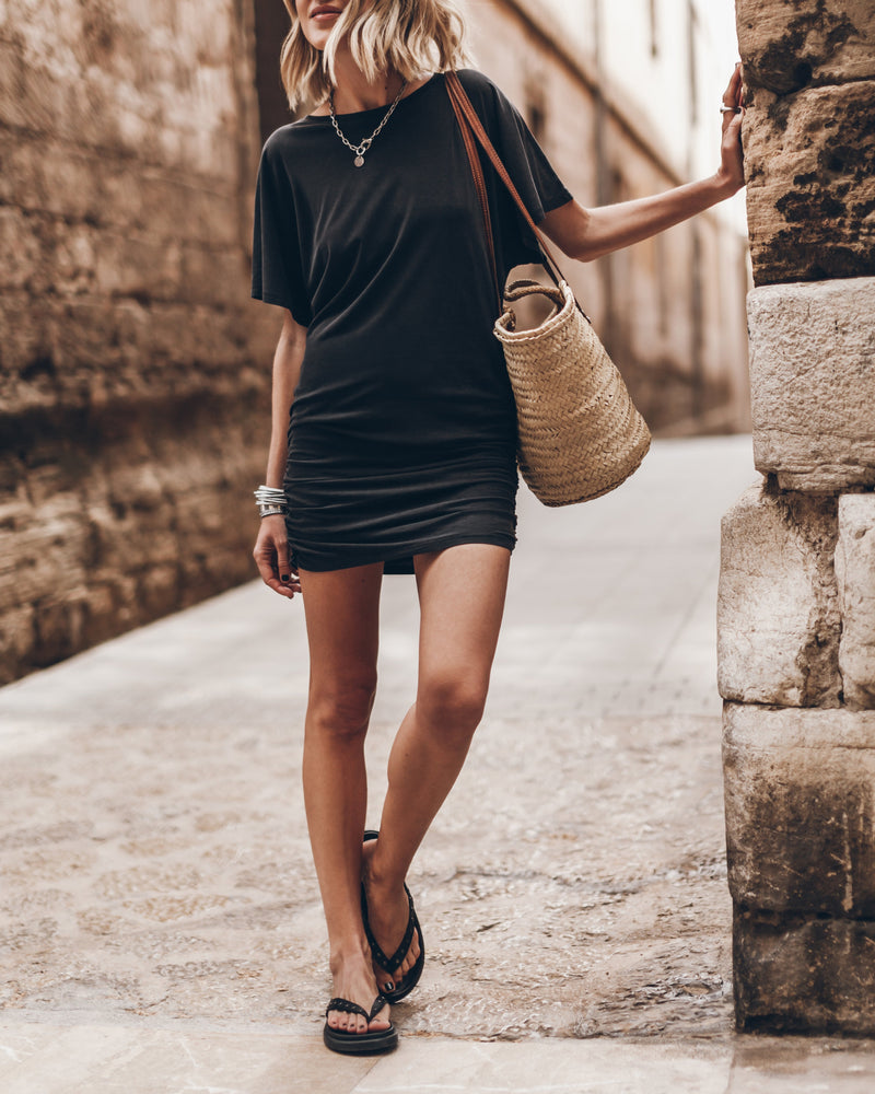 Robe The Dark Draped Short T-Shirt