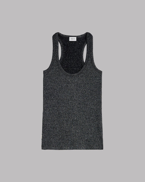 Top The Dark Glitter Ribbed Tank