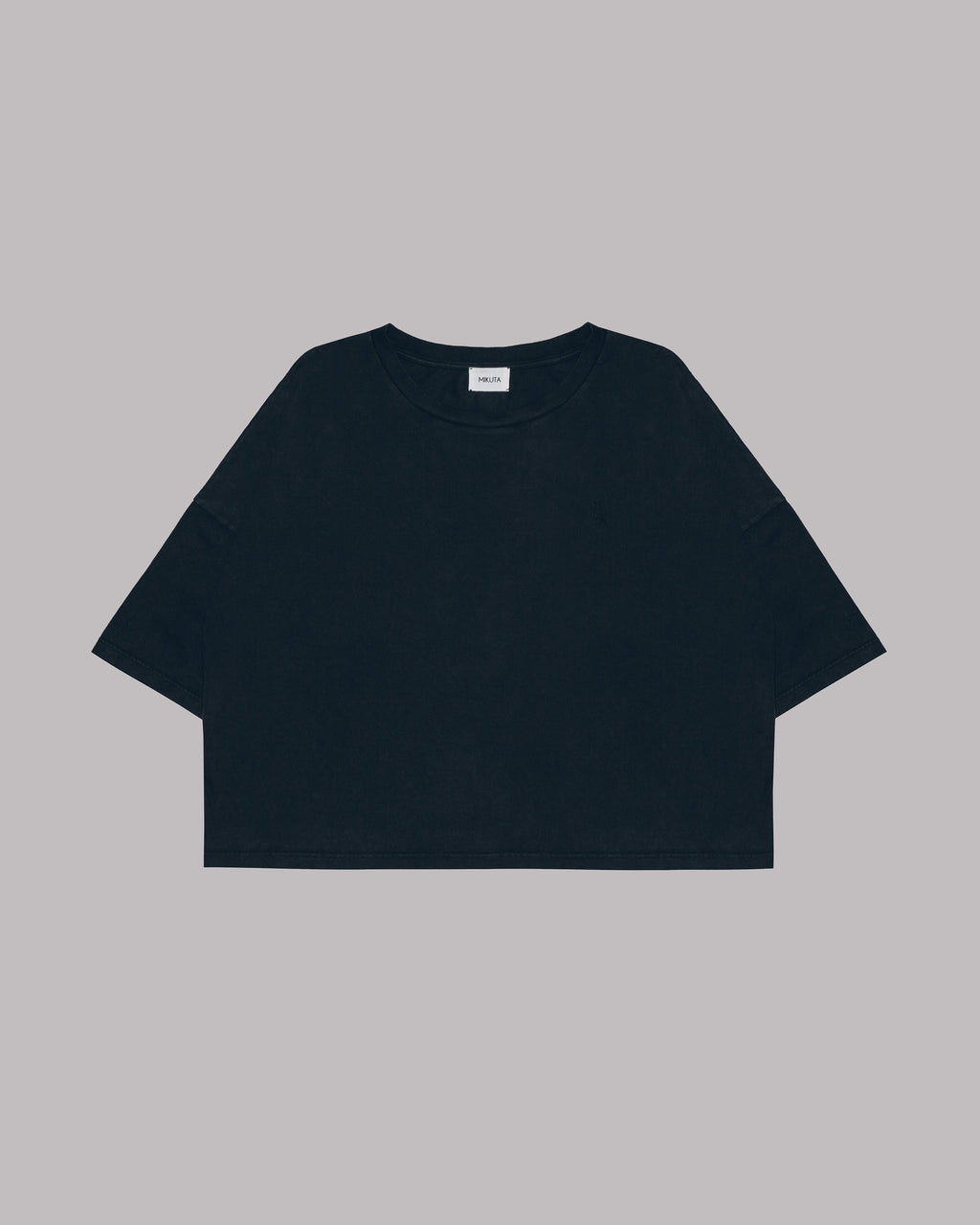 T-Shirt Ample En Coton Noir