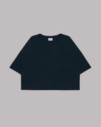 T-Shirt Ample En Coton Noir