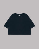 T-Shirt Ample En Coton Noir