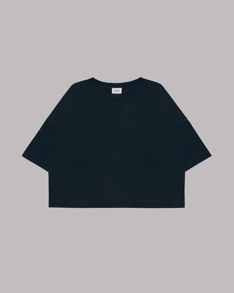 T-Shirt Ample En Coton Noir