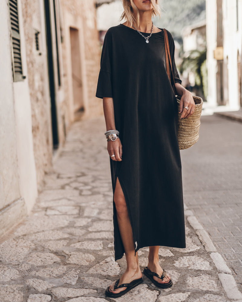 Robe The Dark Loose Long T-Shirt