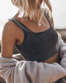 Top The Dark Ribbed Bralette