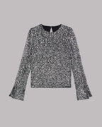 Dark Sequin Blouse - Product photo