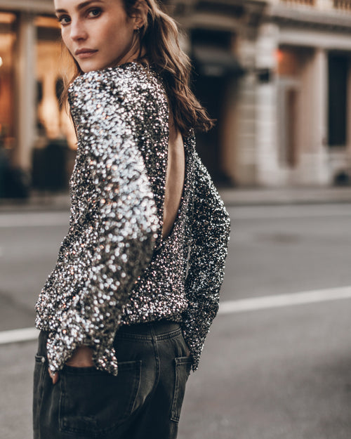 Blouse The Dark Sequin