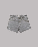 Short The Khaki Faded Denim