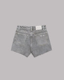 Short The Khaki Faded Denim