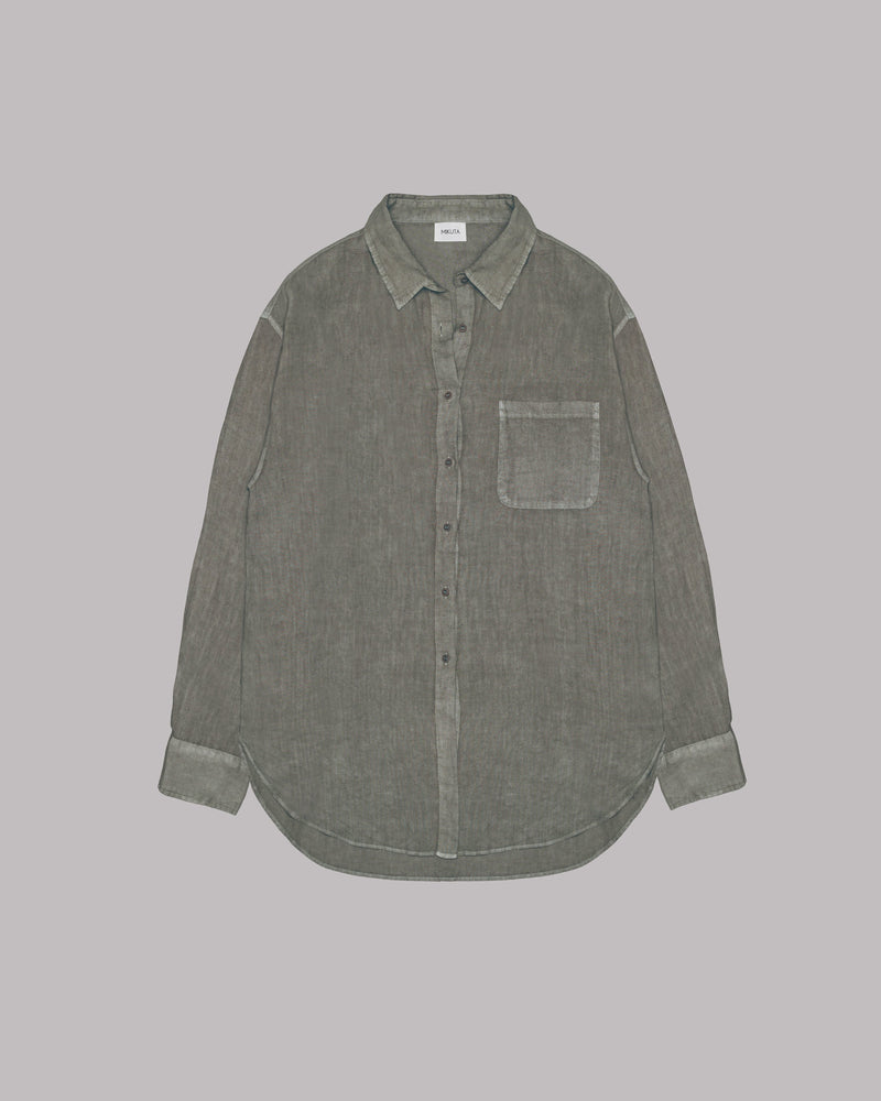 Linen Shirt - Kaki