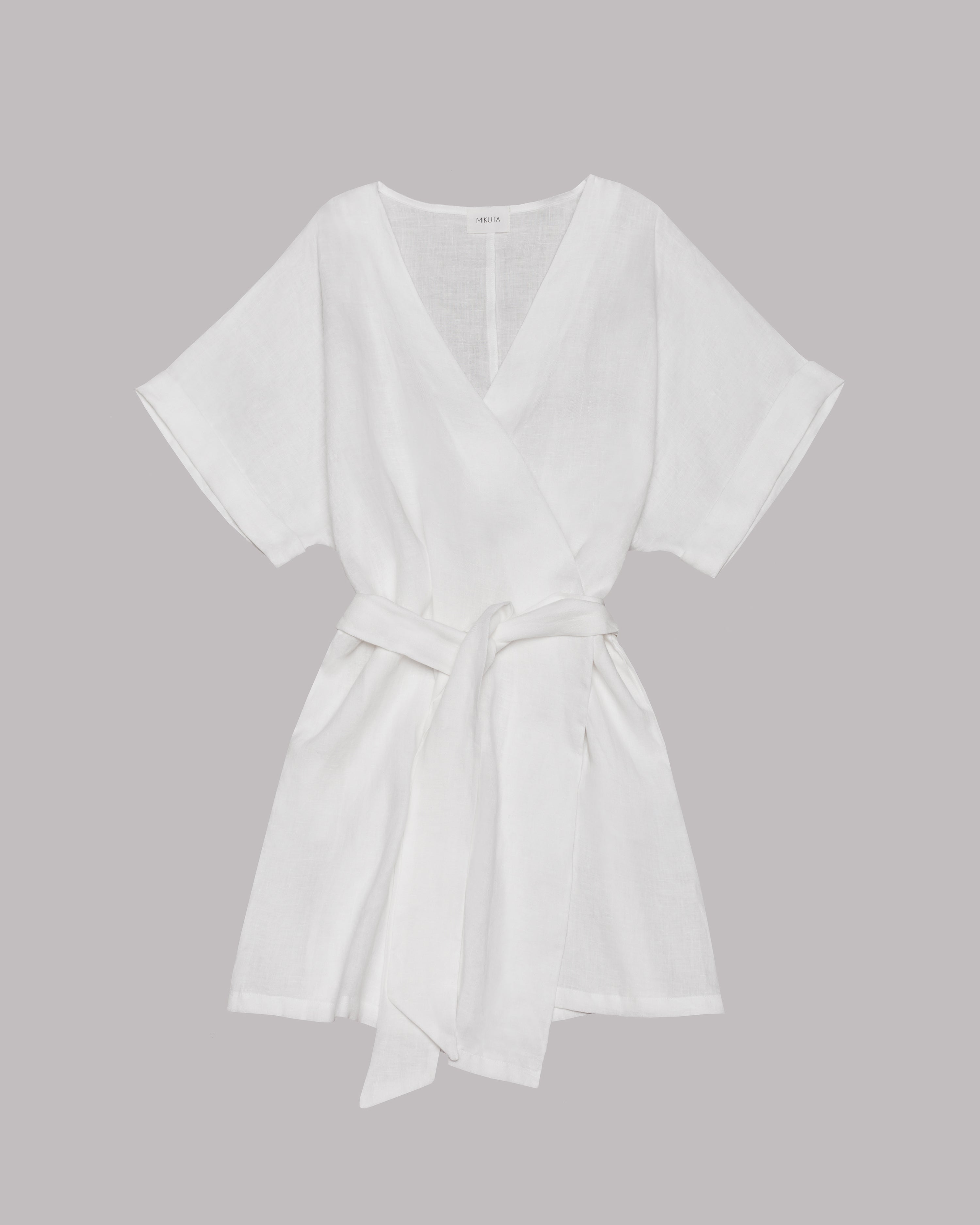 Light Linen Kimono Dress - Product photo