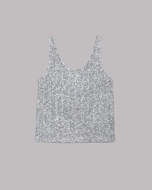 Top The Light Sequin Base Tank